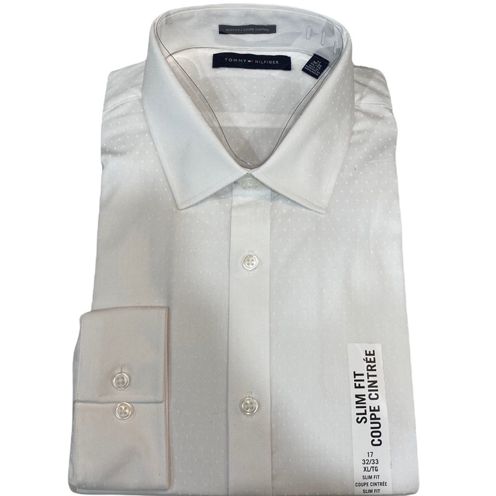 Men’s brand new slim fit Tommy Hilfiger dress shirt